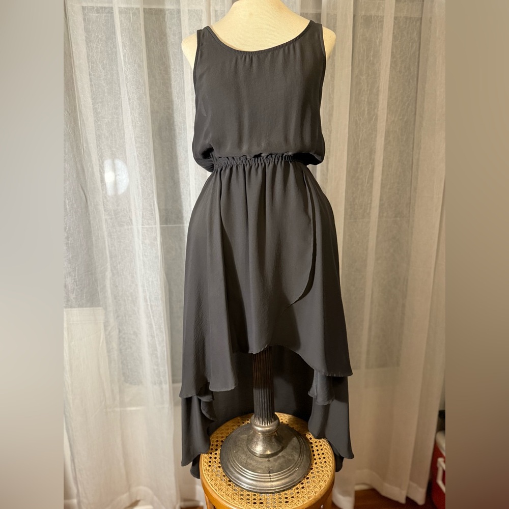 Fluxus Charcoal High-Low Dress